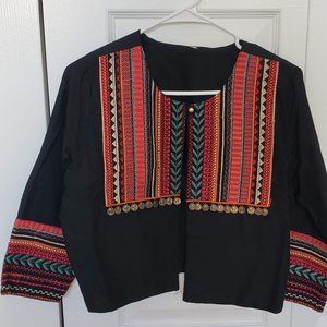 Black Embroidered Jacket